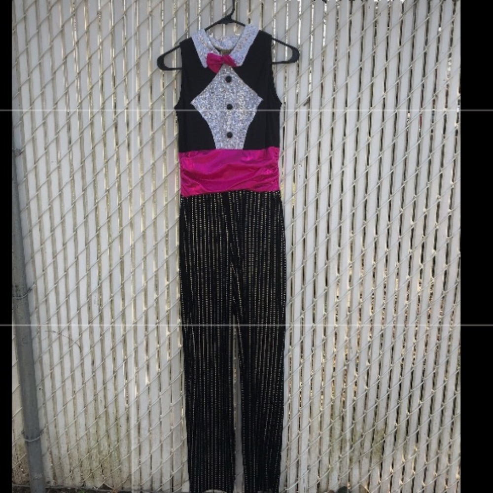 Black White Hot Pick Curtain Call Dance Costume